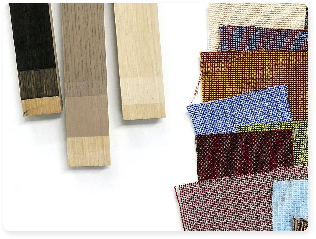 Color, Material, Finish