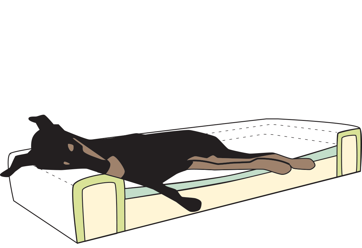 Foam core illustration
