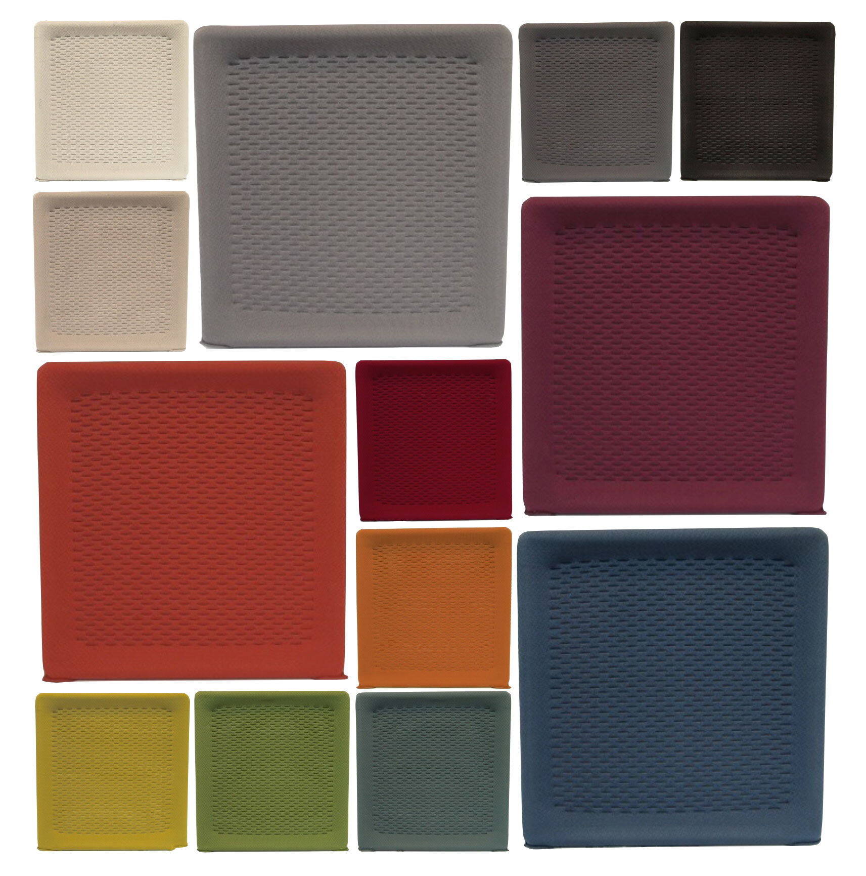 3D knit test panels