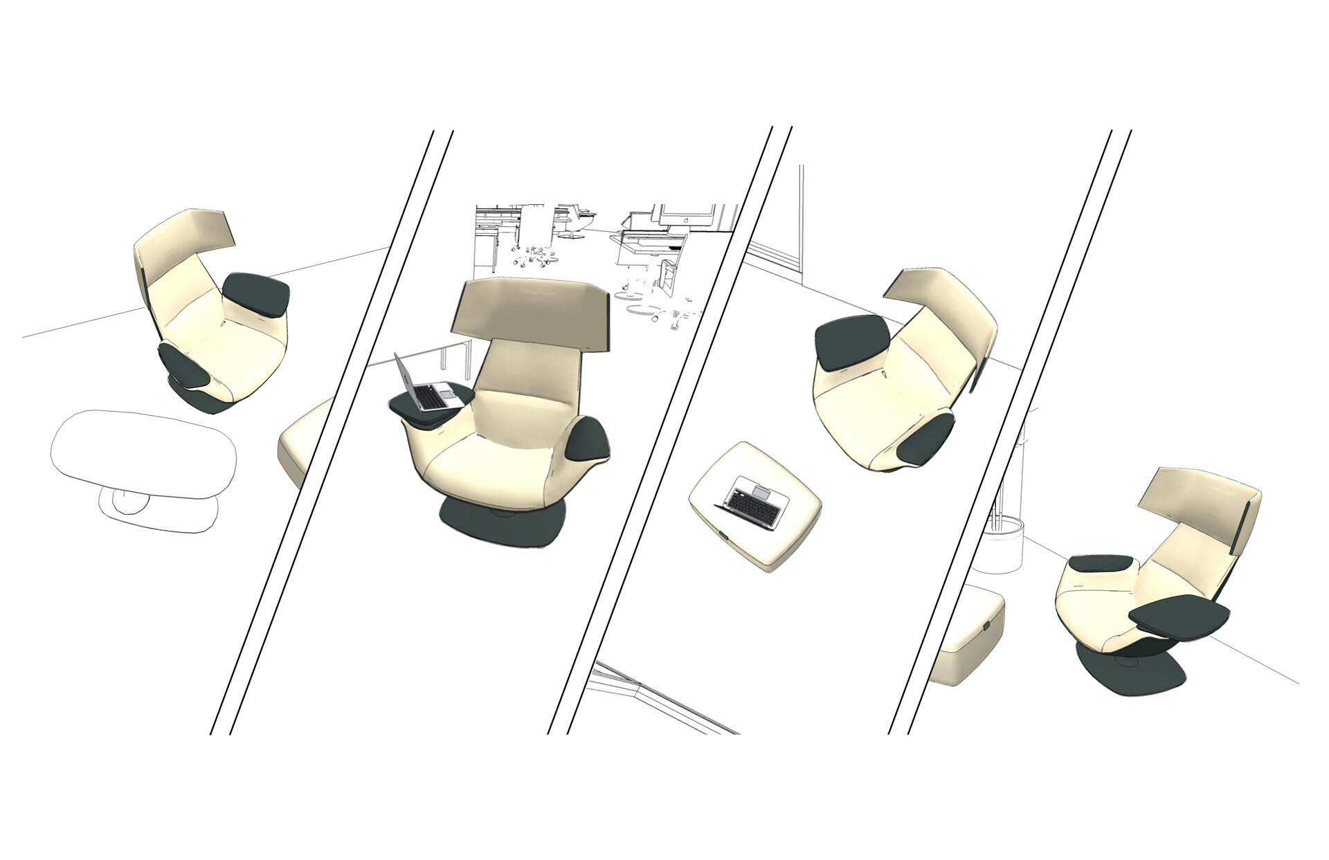 4-way conference application scenario